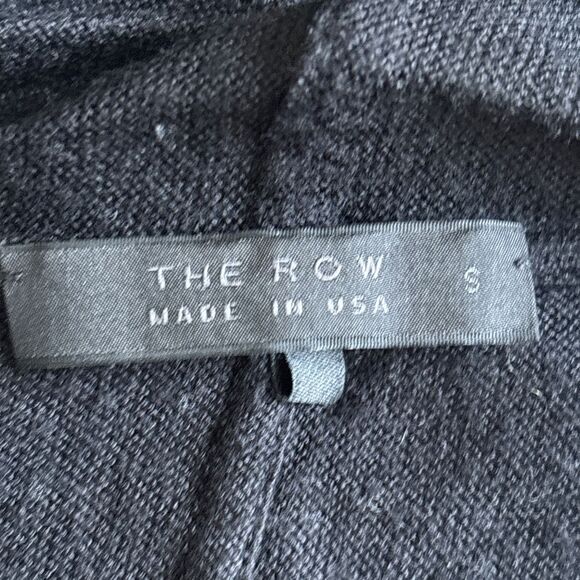 THE ROW Knightsbridge Open Front Light weight Cardigan Black - Small ($450) - Picture 5 of 12